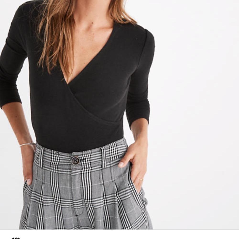 Madewell Wrap Full Coverage Body Suit
